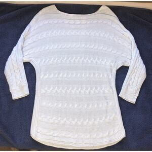 Lauren Ralph Lauren Sweater Cable Knit Light Blue Womens Size S